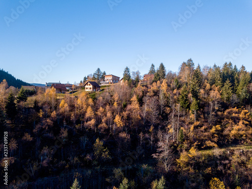 Vogesen Frankreich Gerardmer von oben / Luftbilder