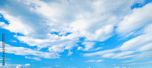 The Sky background with big clouds.
