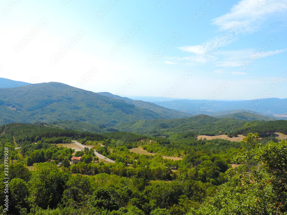 Colline toscane, Santuario della Verna, Toscana, Italia Colline toscane, Santuario della Verna, Toscana, Italia