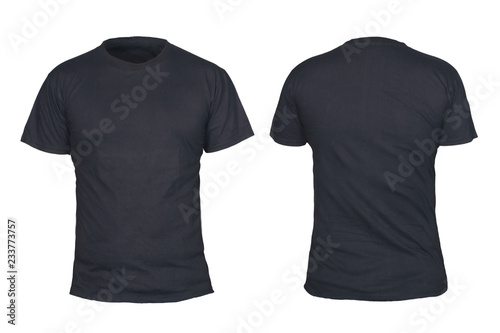 BlackTee Shirt Design Template For Men
