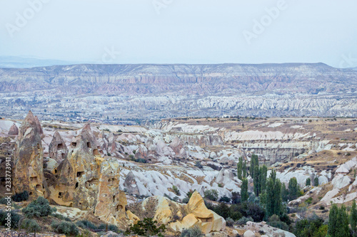 landscape of Pigeon Valley in Cappadocia