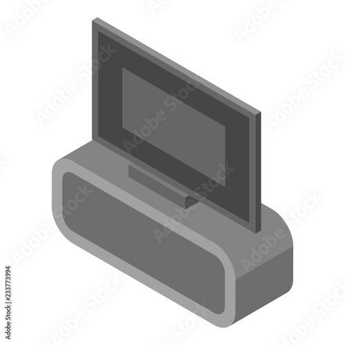 Home tv icon. Isometric of home tv vector icon for web design isolated on white background