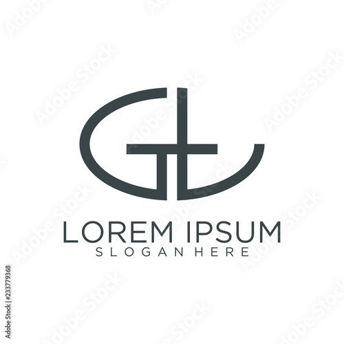 Letter GL logo design