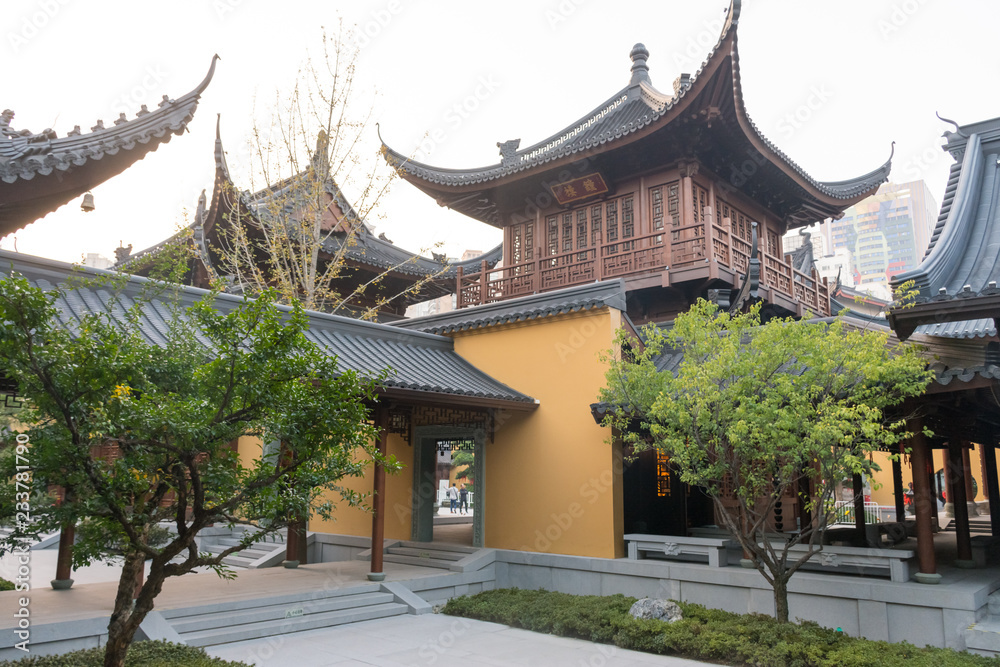 Fototapeta premium Jade Buddha temple in Shanghai
