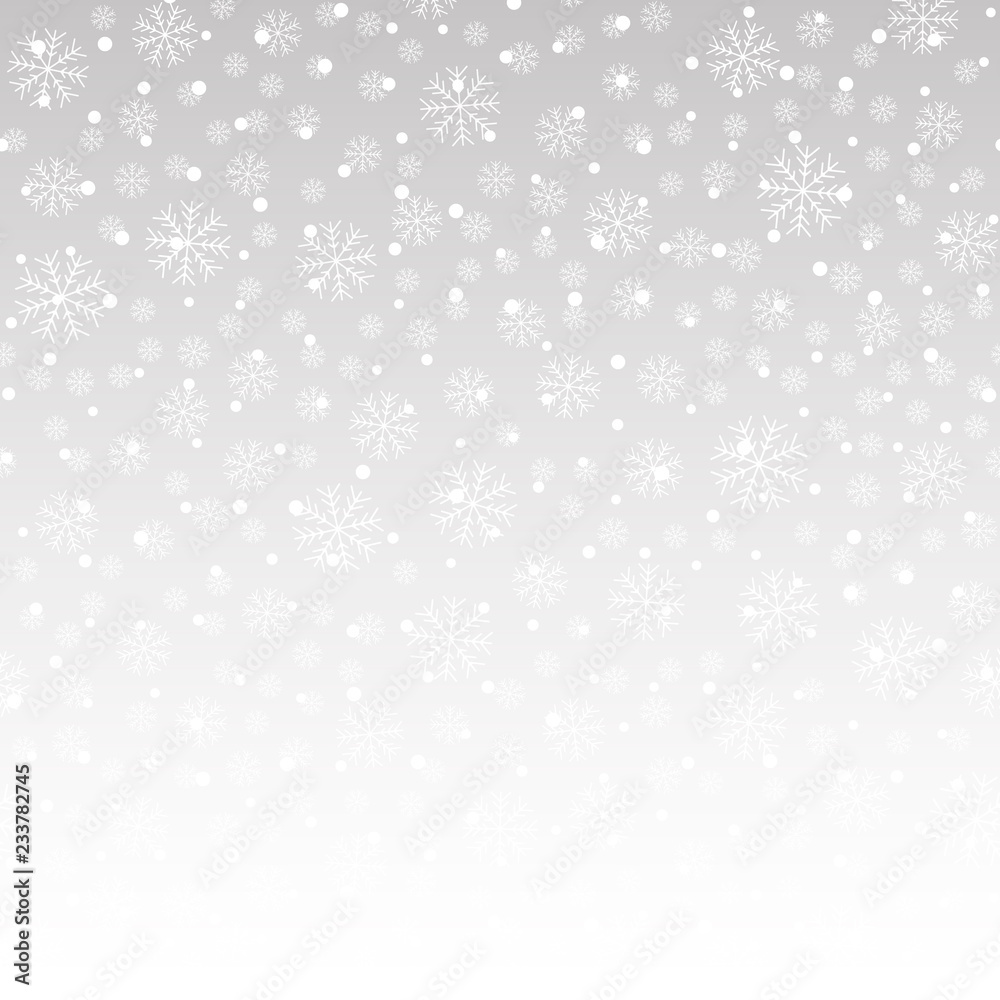 Snowflakes background pattern