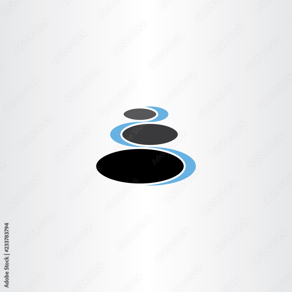 spa stones vector symbol icon element spa stones vector symbol icon element