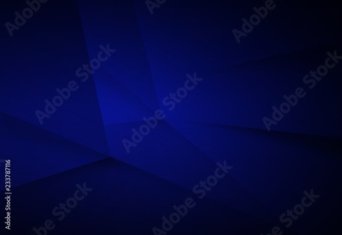 Abstract dark blue polygonal mosaic background