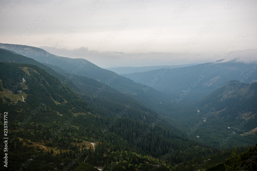 mountain view landscape in slovakia, tatra mountain view landscape in slovakia, tatra