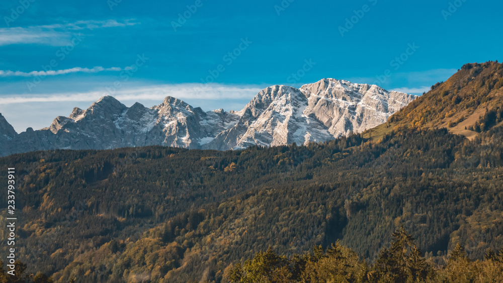 Beautiful alpine view near Werfen-Salzburg-Austria