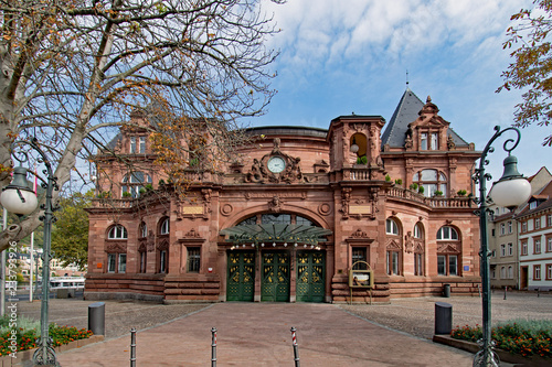 Die alte Stadthalle von Heidelberg, Baden-Württemberg, Deutschland 