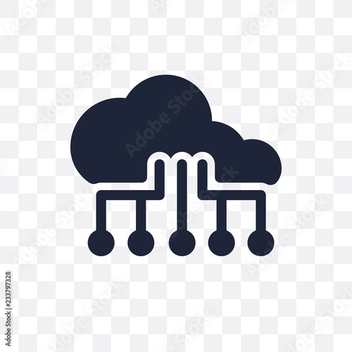 Big data transparent icon. Big data symbol design from Artificial Intellegence collection. Simple element vector illustration. Can be used in web and mobile.
