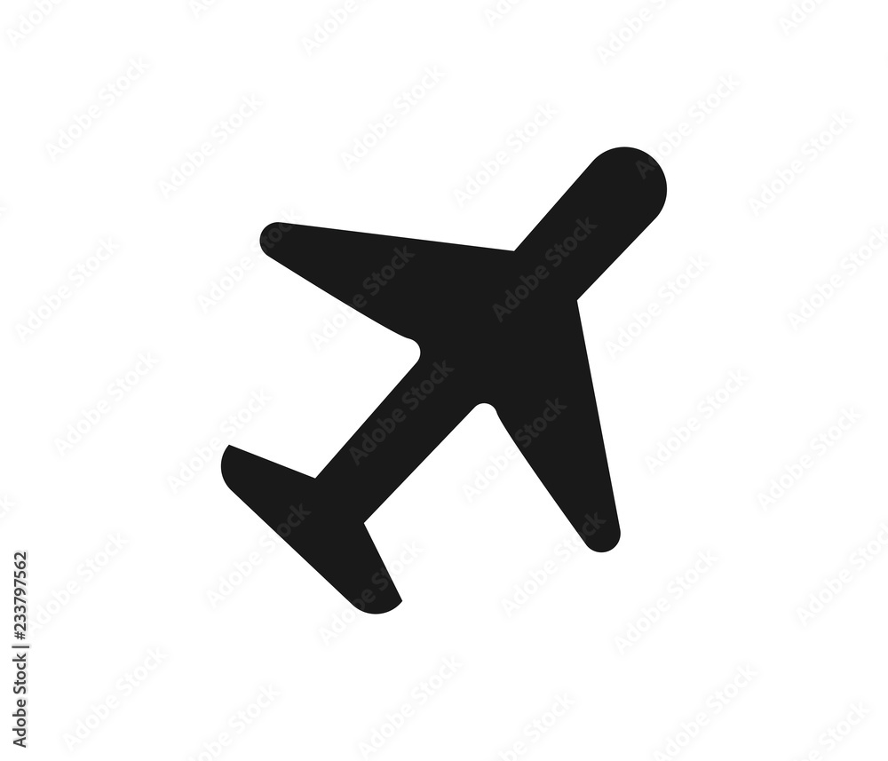 Obraz premium Modern airplane icon