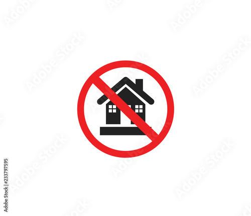 Home not allow icon