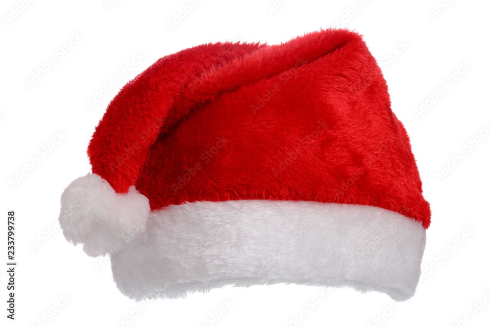 Christmas hat isolated on white background. Christmas hat isolated on white background.
