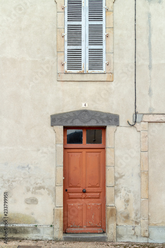 Door of house in France.