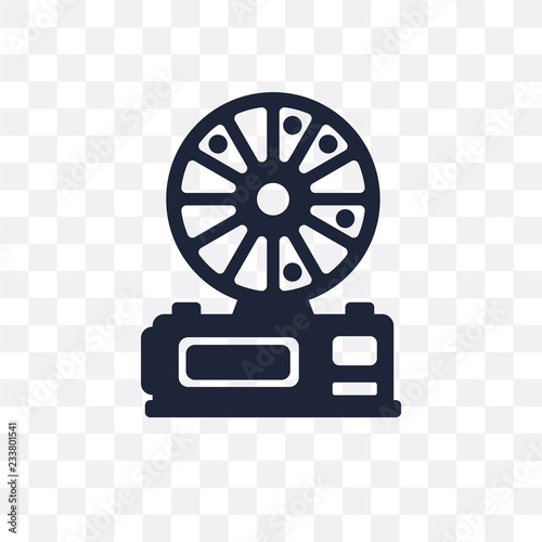 Lottery game transparent icon. Lottery game symbol design from Arcade collection. Simple element vector illustration. Can be used in web and mobile.