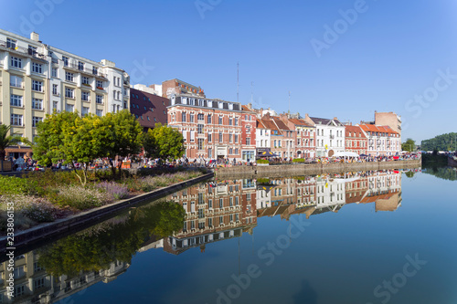 City pond.  Lille, France.