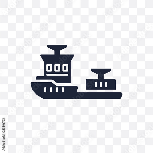 icebreaker ship transparent icon. icebreaker ship symbol design from Transportation collection. Simple element vector illustration. Can be used in web and mobile.