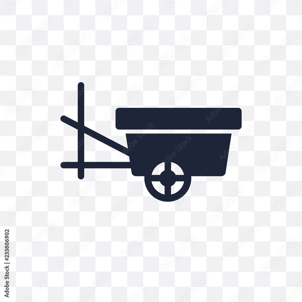oxcart transparent icon. oxcart symbol design from Transportation collection. Simple element vector illustration. Can be used in web and mobile.