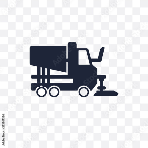 Zamboni transparent icon. Zamboni symbol design from Transportation collection. Simple element vector illustration. Can be used in web and mobile. photo