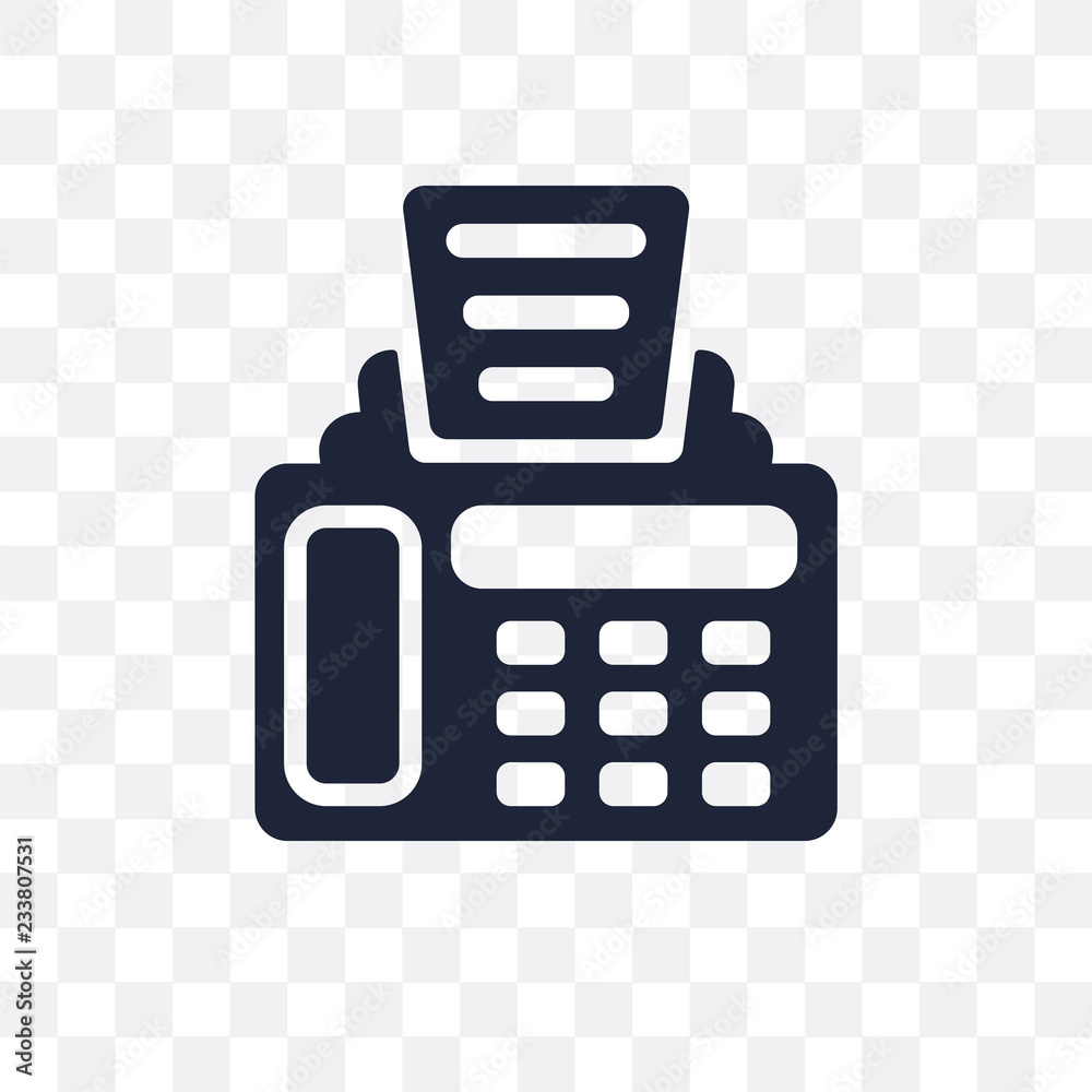 Fax Machine transparent icon. Fax Machine symbol design from Electronic devices collection. Simple element vector illustration. Can be used in web and mobile. Fax Machine transparent icon. Fax Machine symbol design from Electronic devices collection. Simple element vector illustration. Can be used in web and mobile.