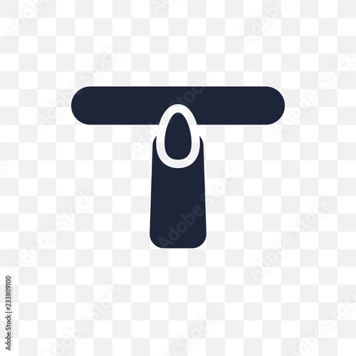 Nail file transparent icon. Nail file symbol design from Hygiene collection.