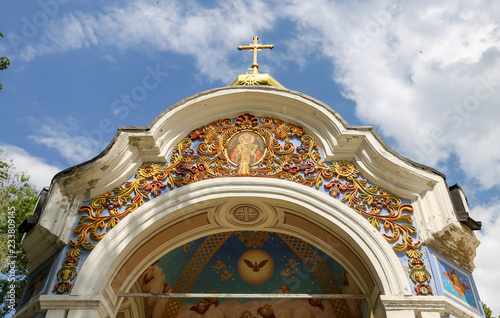 Building in St. Michaels Golden Domed Monastery, Kiev, Ukraine photo