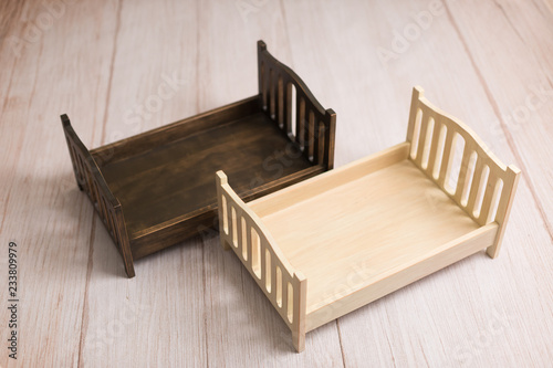 little bed. crib for newborn photo shoot. children s bed. bed for dolls