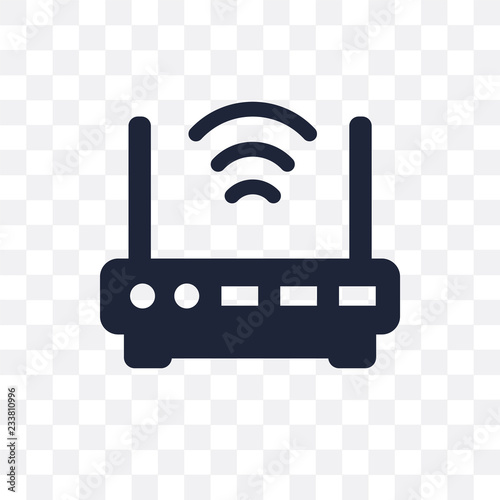 Modem transparent icon. Modem symbol design from Networking collection.