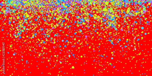 Confetti on isolated background. Luxury texture. Festive backdrop with glitters. Bright pattern for work. Print for polygraphy, posters, banners and textiles. Doodle for design and business