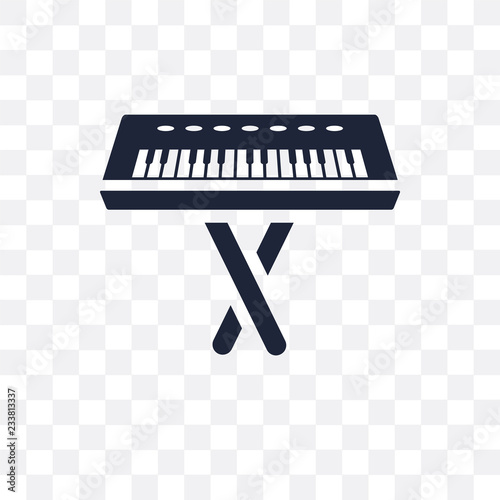 Synthesizer transparent icon. Synthesizer symbol design from Music collection.
