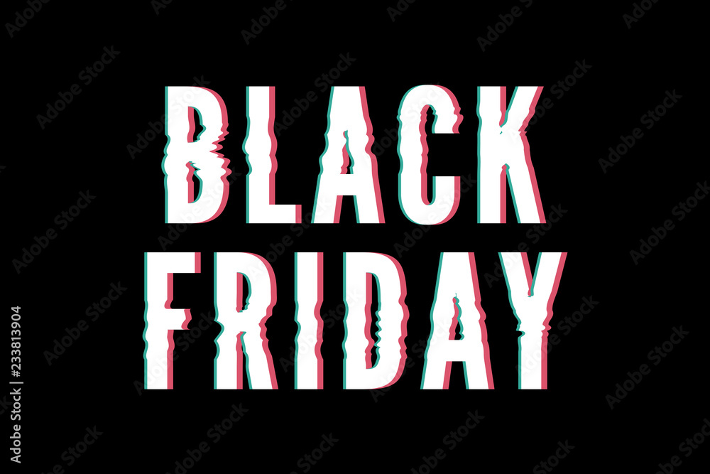Fototapeta premium Black friday sale promo poster. Limited time only. Vector background.