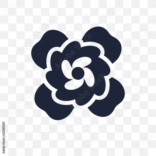 Gardenia transparent icon. Gardenia symbol design from Nature collection.