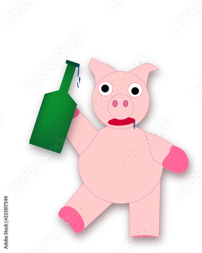 Drunk Pig
