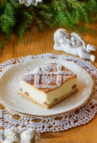 Polish Christmas cheesecake photo