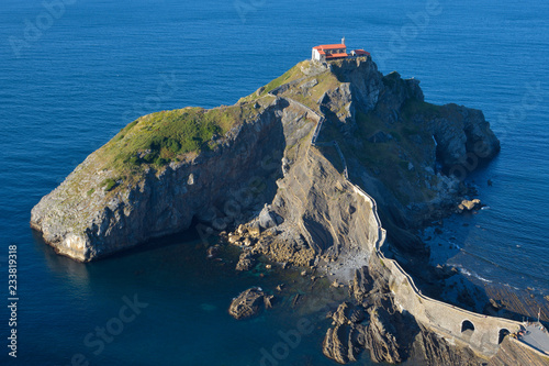 san Juan de Gaztelugatxe aerea