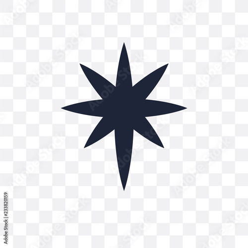 Holy star transparent icon. Holy star symbol design from Religion collection.