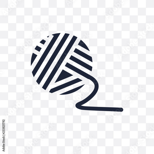 Yarn transparent icon. Yarn symbol design from Sew collection.