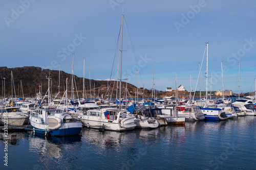 Norway Port view during winter with various boats and silence © Wolfgang Hauke