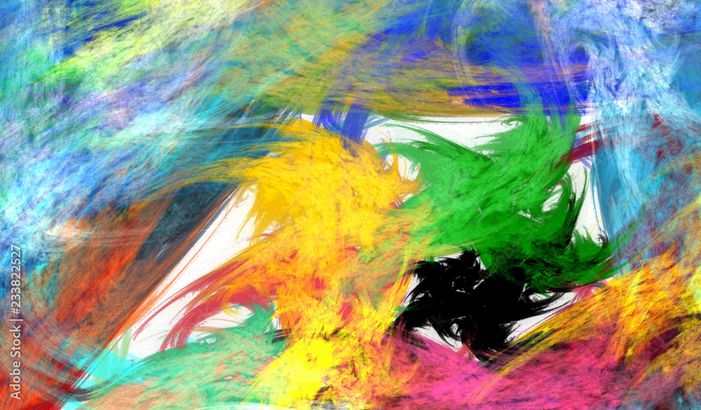 Color Paint Mist Abstract
