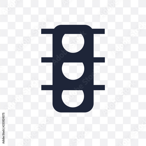 Traffic lights sign transparent icon. Traffic lights sign symbol design from Traffic signs collection.