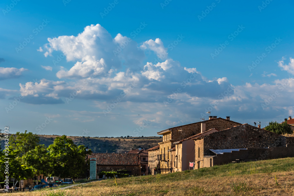 Landscape on the outskirts of the city of Siguenza. Castilla La Mancha Spain Landscape on the outskirts of the city of Siguenza. Castilla La Mancha Spain