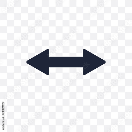 Double arrow transparent icon. Double arrow symbol design from Web navigation collection.