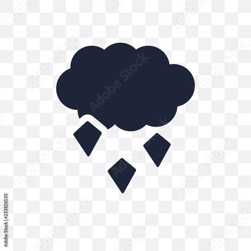 ice pellets transparent icon. ice pellets symbol design from Weather collection.