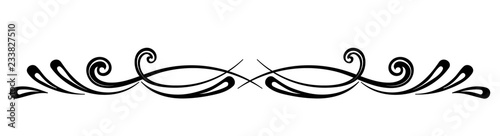 Vintage decorative calligraphic element