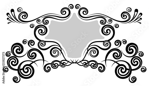 Vintage frame border