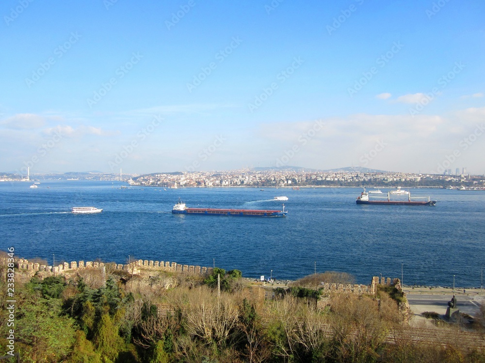 Istanbul view from Topkapi Palace