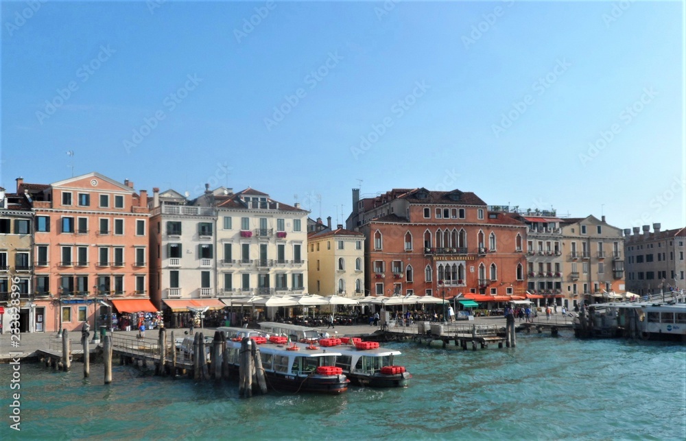 Venice buildings and boats