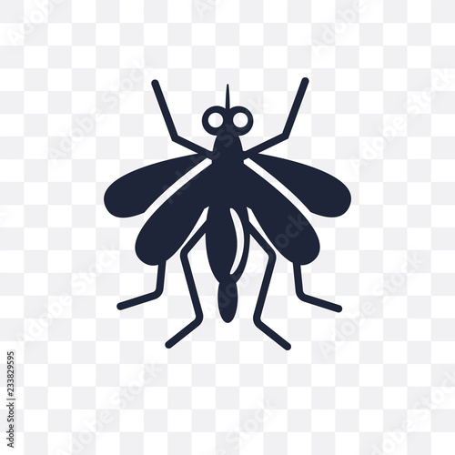 Mosquito transparent icon. Mosquito symbol design from Animals collection.