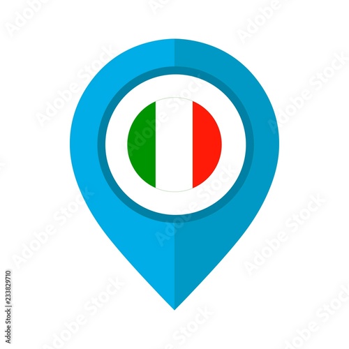 Free Download illustration of Italy location map. Travel destination icon.   - GFXLoad